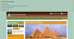 Desktop Screenshot of adventure-travelers.com